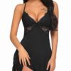 Women Lingerie Lace ChemiseSleepwear Nightgown Bodysuit Lingerie forHoliday Daily Wear - Image 4