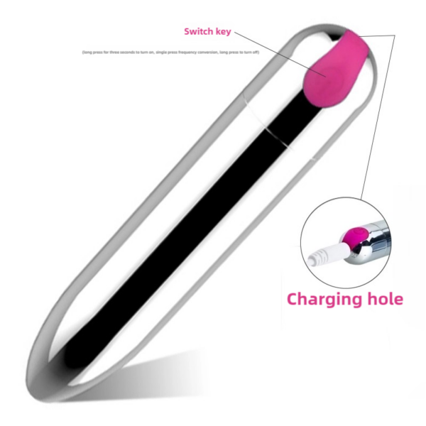 USB charging wireless mini bullet vibrator