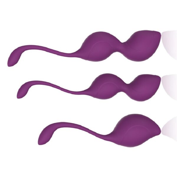 Vagina tightening ball exercise and massage function, set of three