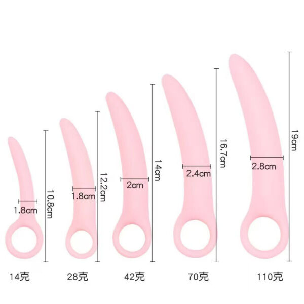 Crescent Butt Plug 5-Piece Set - Image 3