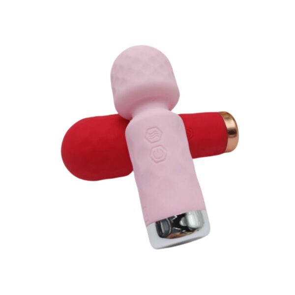 Vibrating puff AV massage stick