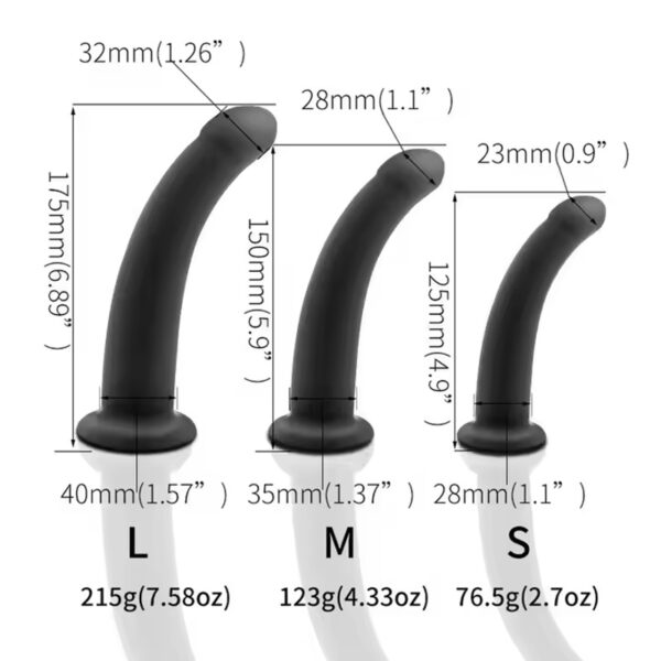 Three-piece penis butt plug set - Image 5