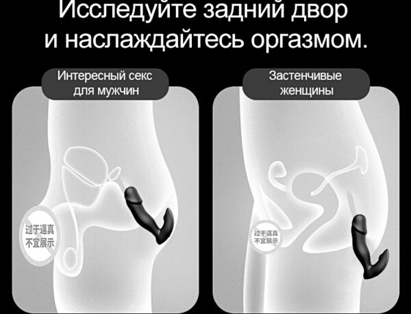 Trigger prostate massager male anal plug vibrator - Image 3