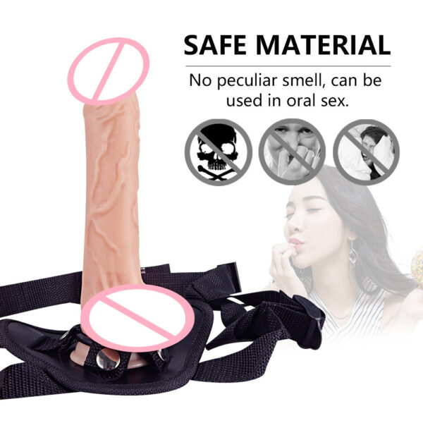 Pull-on pants, penis wear pants, lesbians, gay men wear sexy leather pants - Image 3